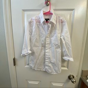 George Button Down Boy White Size Medium/8